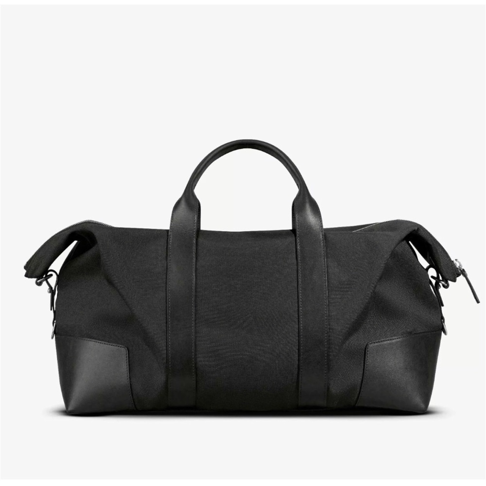 Shinola Detroit Large Black Nylon Carryall Duffle - Picture 2 of 8